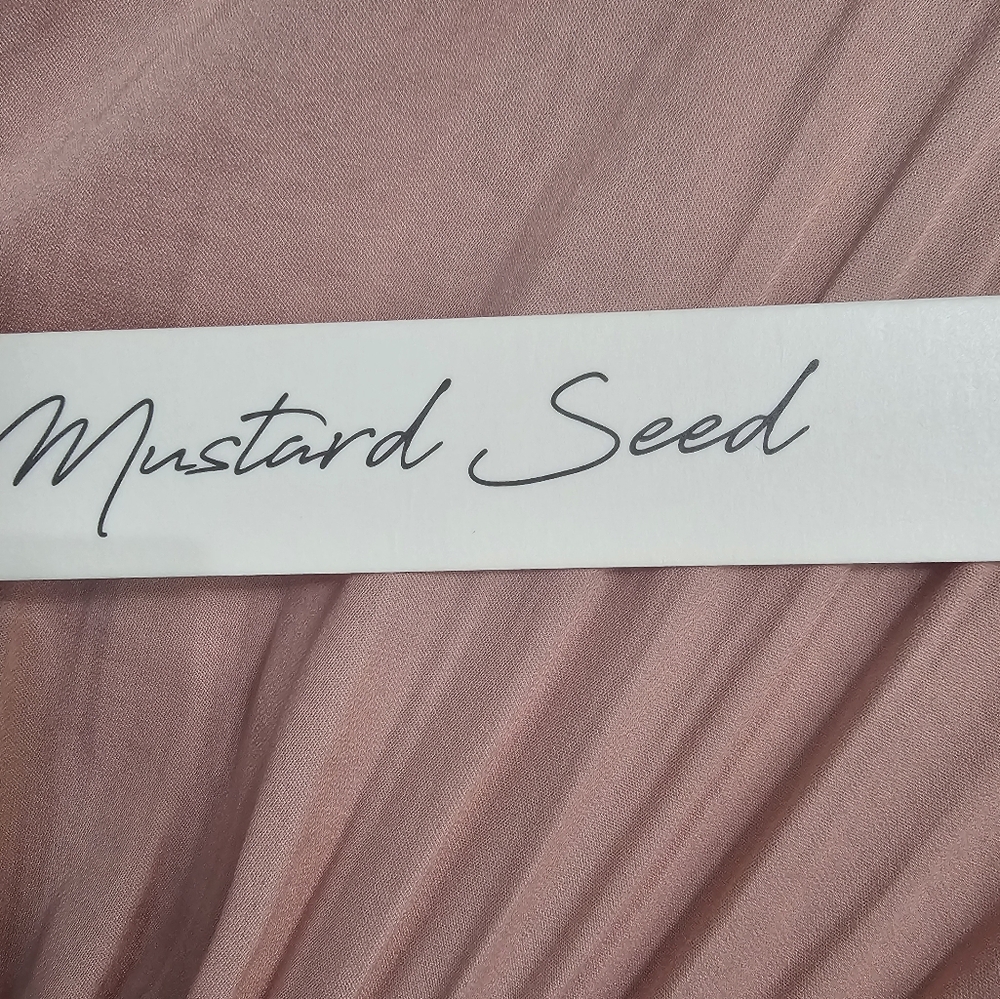 Mustard Seed V- Neck Dress. Powder Rose Color. Size M. - Picture 11 of 14